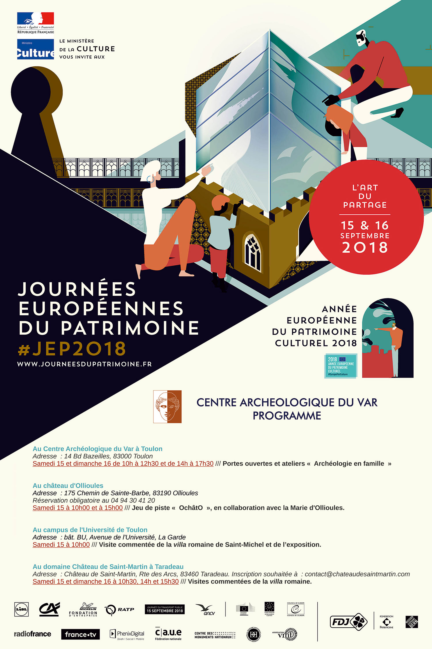 You are currently viewing Journées Européennes du Patrimoine 2018