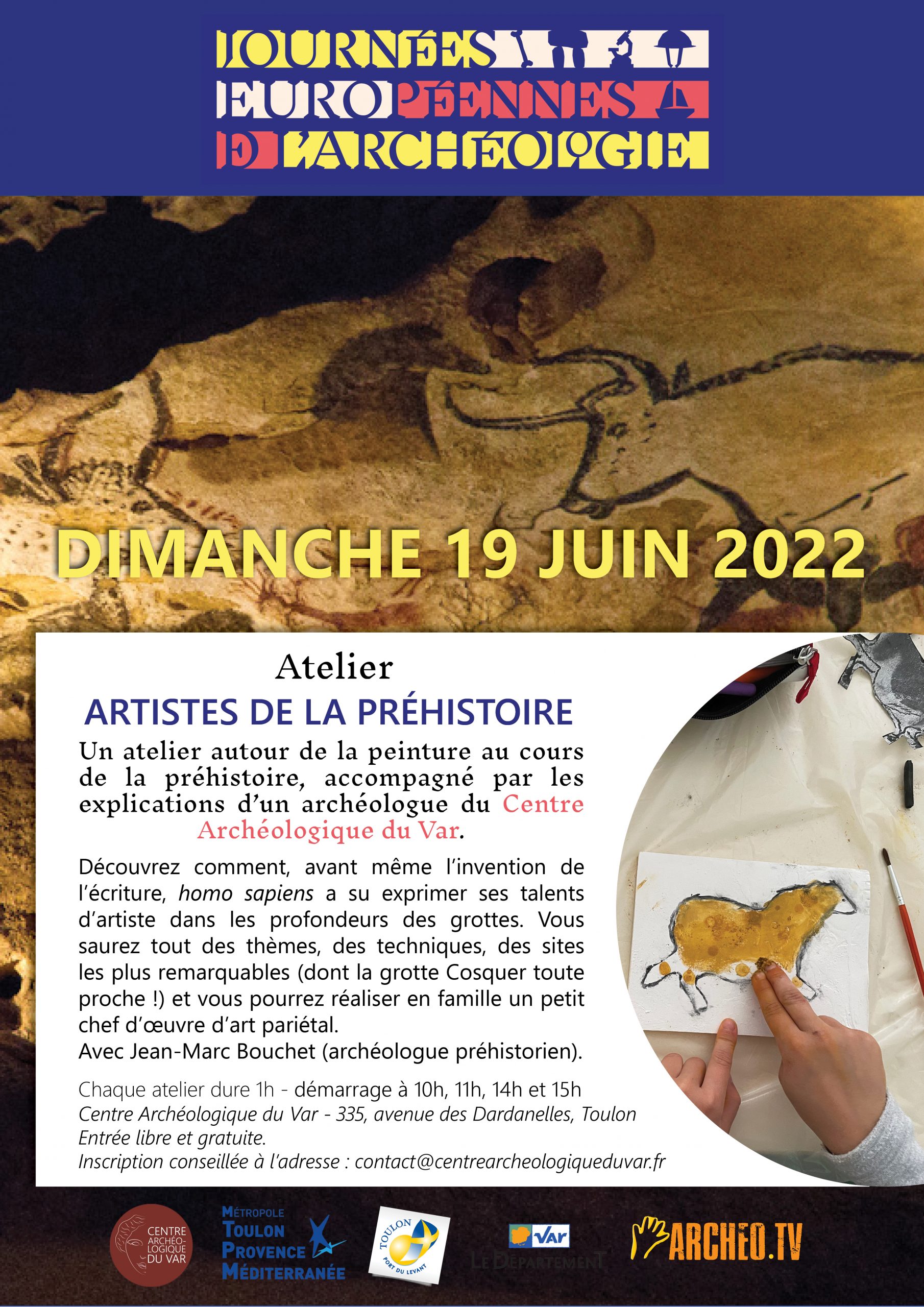 Lire la suite à propos de l’article Journées Européennes de l’Archéologie 2022 – Atelier