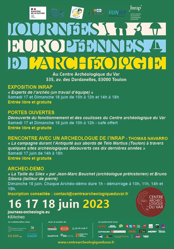 You are currently viewing Journées Européennes de l’Archéologie 2023 – Programme